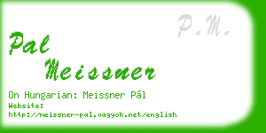 pal meissner business card