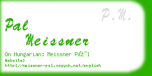 pal meissner business card